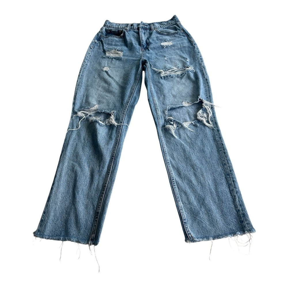 Aeropostale Ripped Blue mom’s  Jeans Size 6